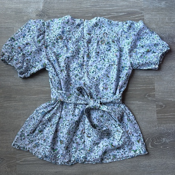 Tory Burch Printed Lace Top 4 - Picture 8 of 10